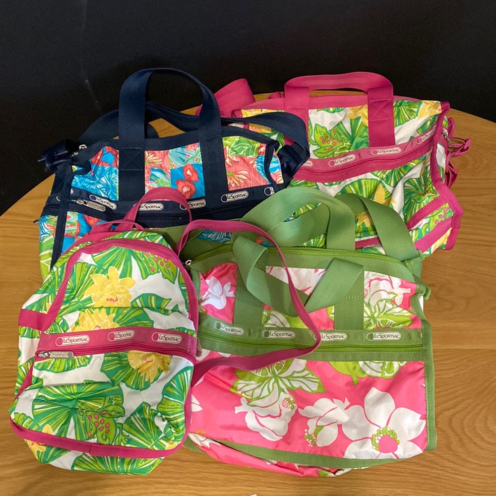 LeSportsac x Lily Pulitzer Bundle of 4